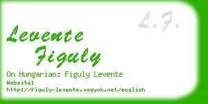 levente figuly business card